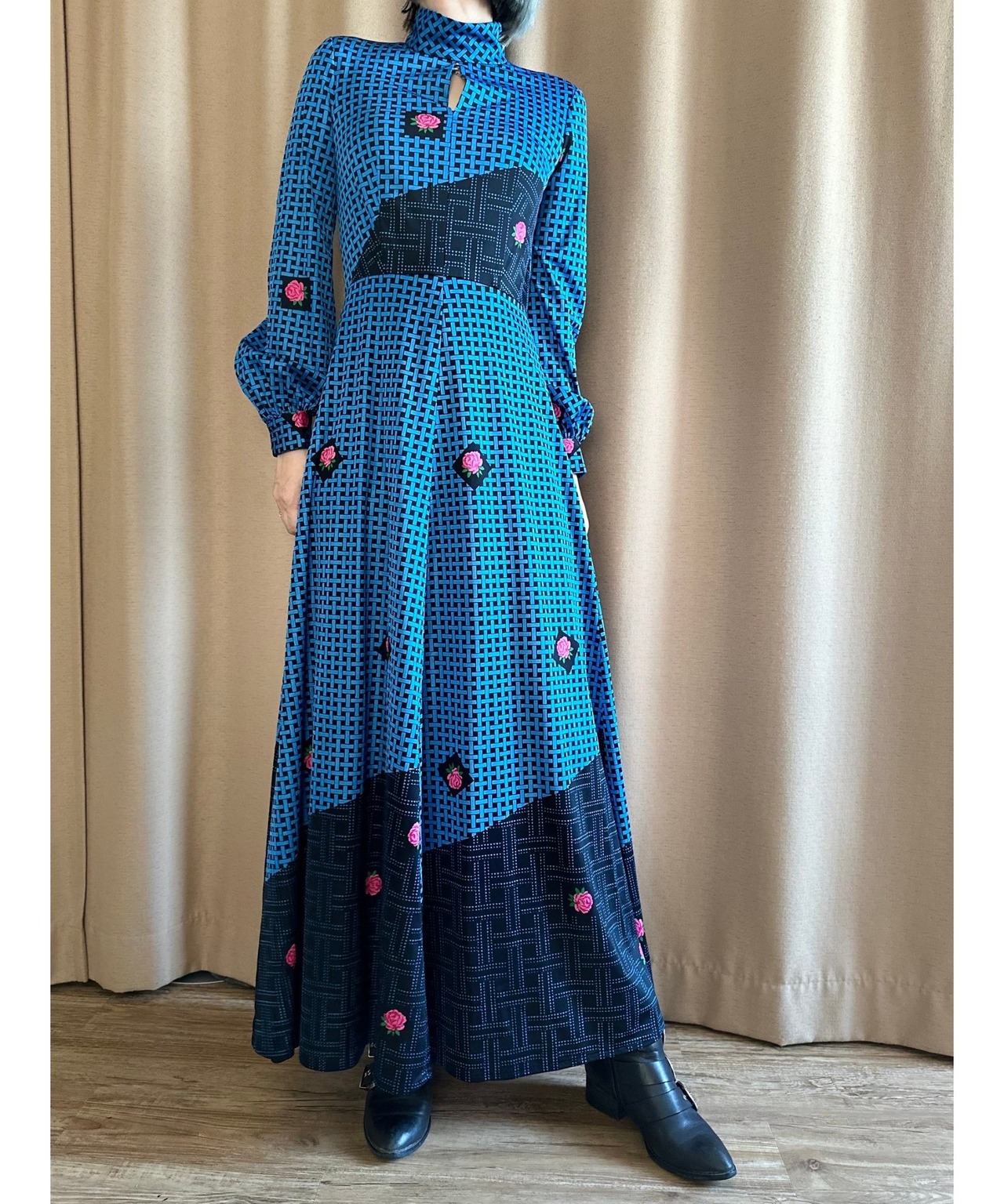 CONSCIOUS retro modern dress-4179-6