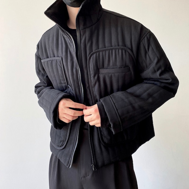 Stand Collar Cotton Padded Jacket / スタンド カラー コットン パッド ジャケット