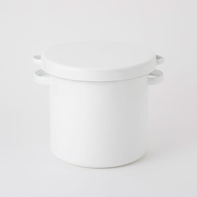 ラウンドストッカー18cm（野田琺瑯） | 発酵食大学 購買部