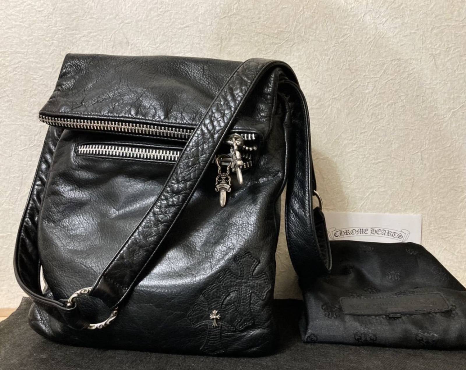 CHROME HEARTS クロムハーツ コノリーレザー セカンドダガー ♯10