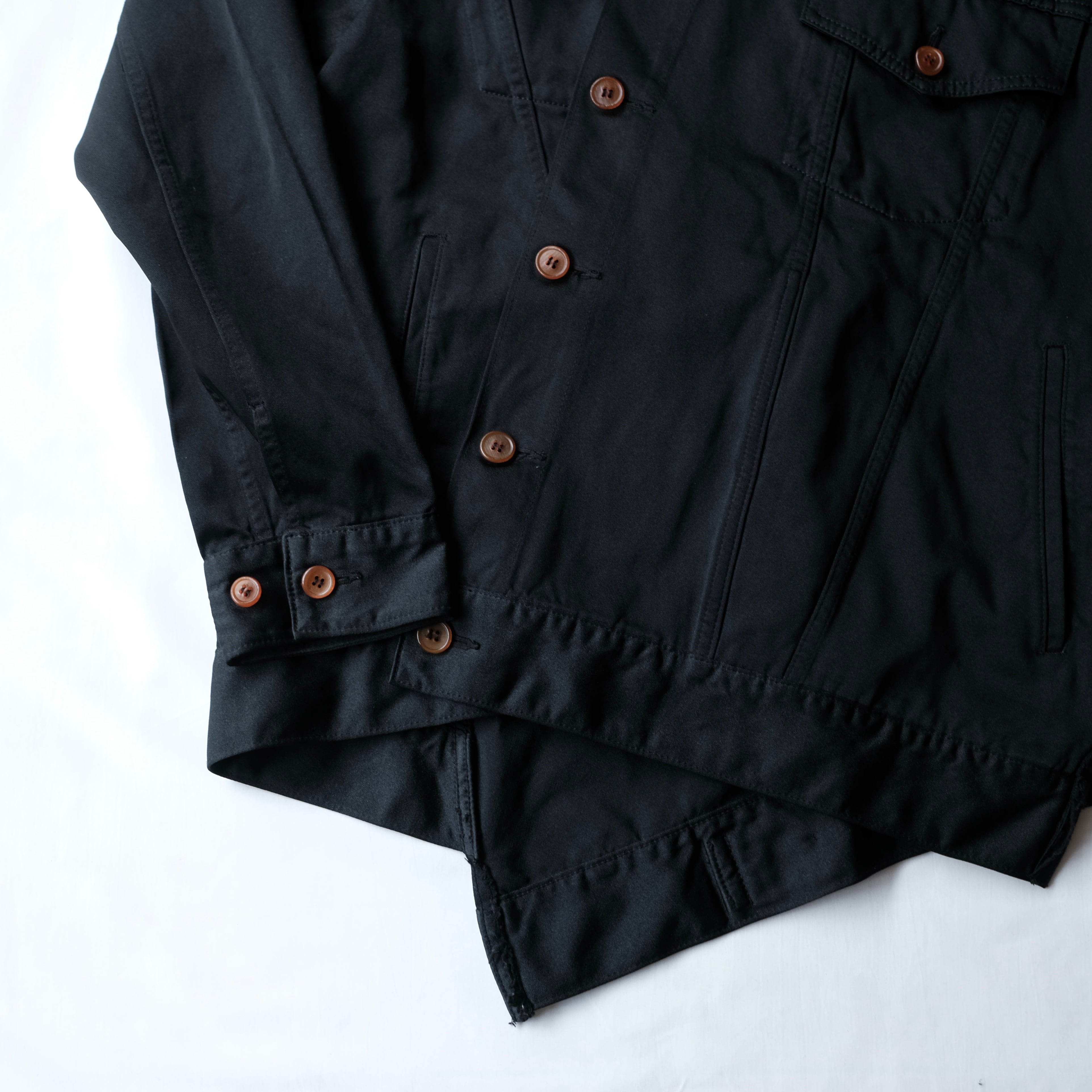 COMME des GARCONS HOMME PLUS 2018AW 捻じれエステル縮絨 JACKET