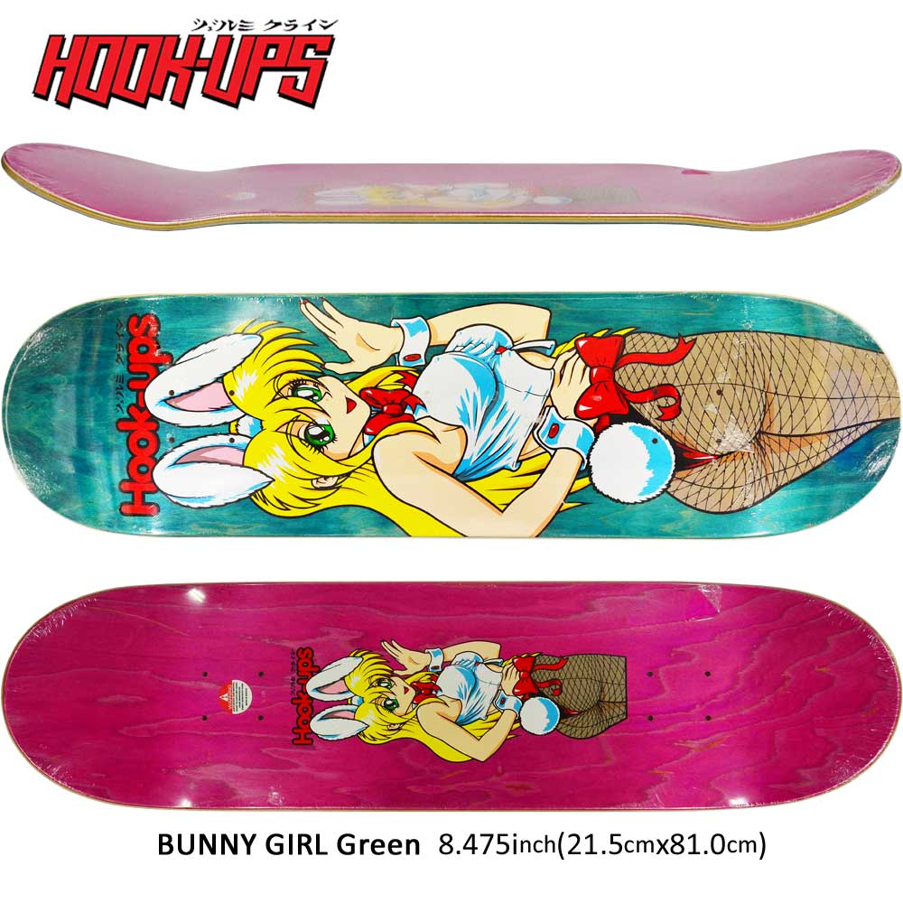 スケボー スケート デッキ スケートボードHOOK UPS フック アップBUNNY