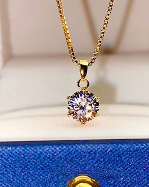 【次回販売4/5 20:00〜4/7】Lumière Solitaire necklace［A161］