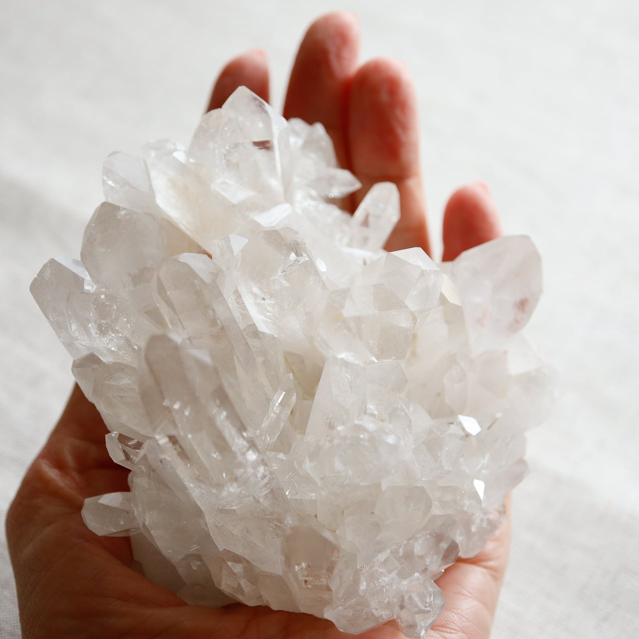 アーカンソー産クリアクォーツ クラスター 4206 【送料無料】｜水晶