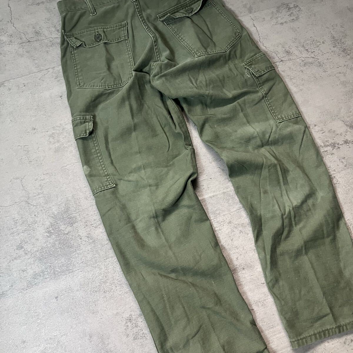 US ARMY OG-107 ベイカーパンツ YKK ZIP ミリタリー 民間品 30x28