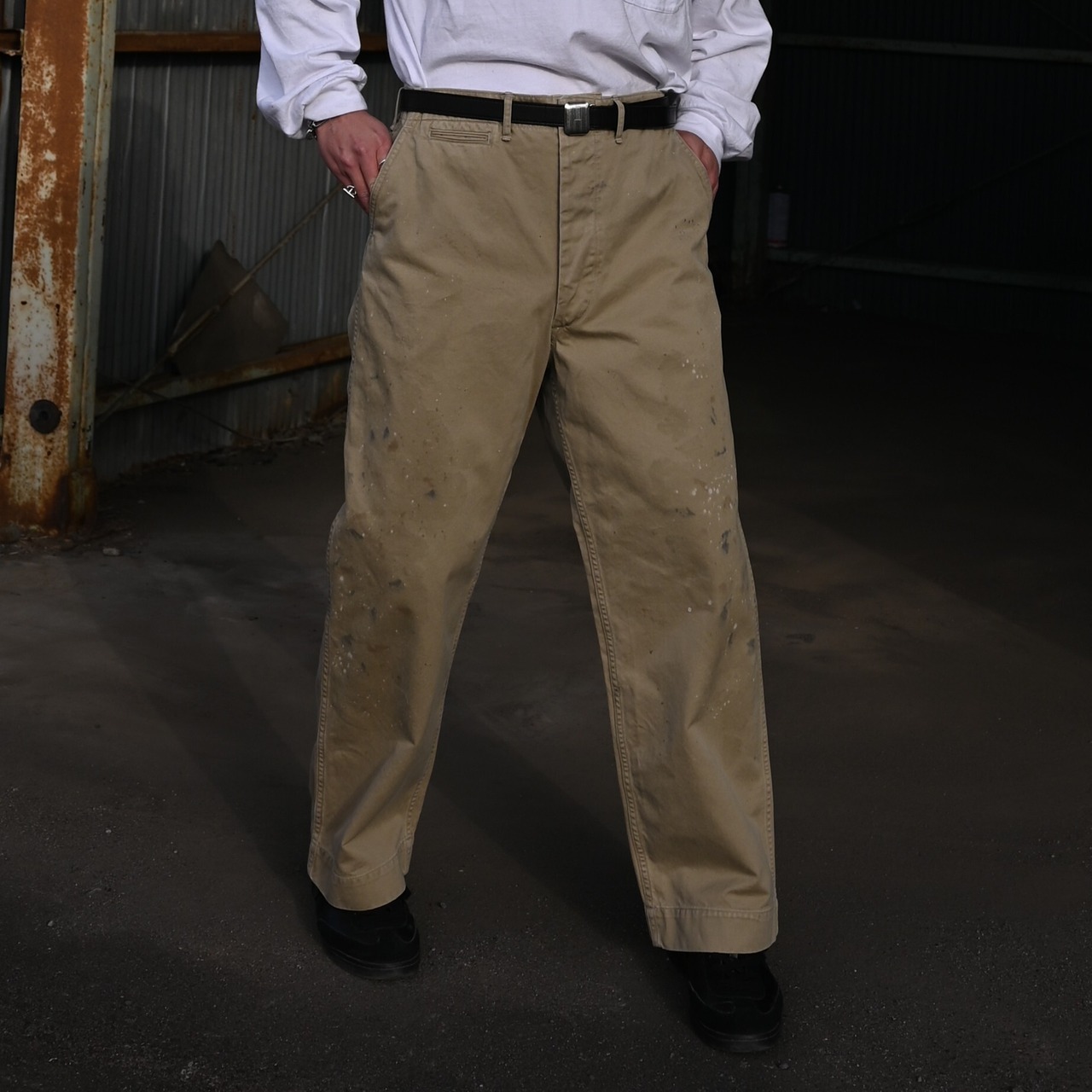 BOWWOW / 41 KHAKI TROUSERS AGED