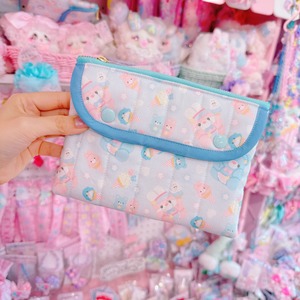 【M7】64-9ポケット付きダブルファスナーポーチ