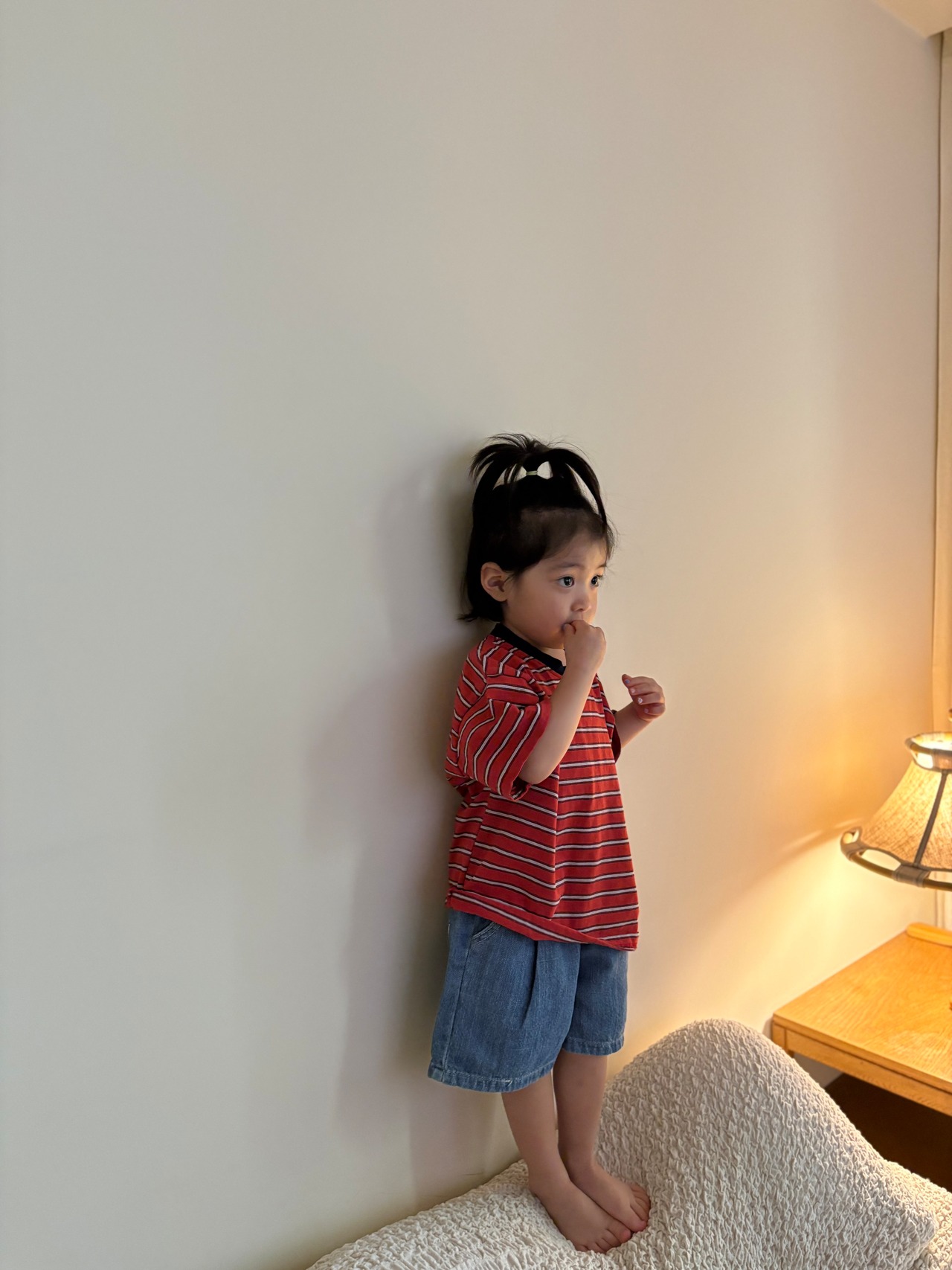【取寄/韓国直送】PEPPER  26/SM （Mom）ボーダーTシャツ