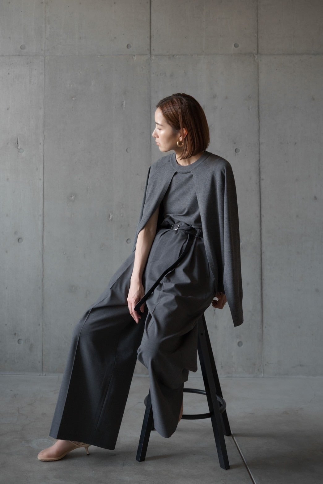 size less pants (charcoal) 10月上旬から10月中旬頃発送 | roughlow