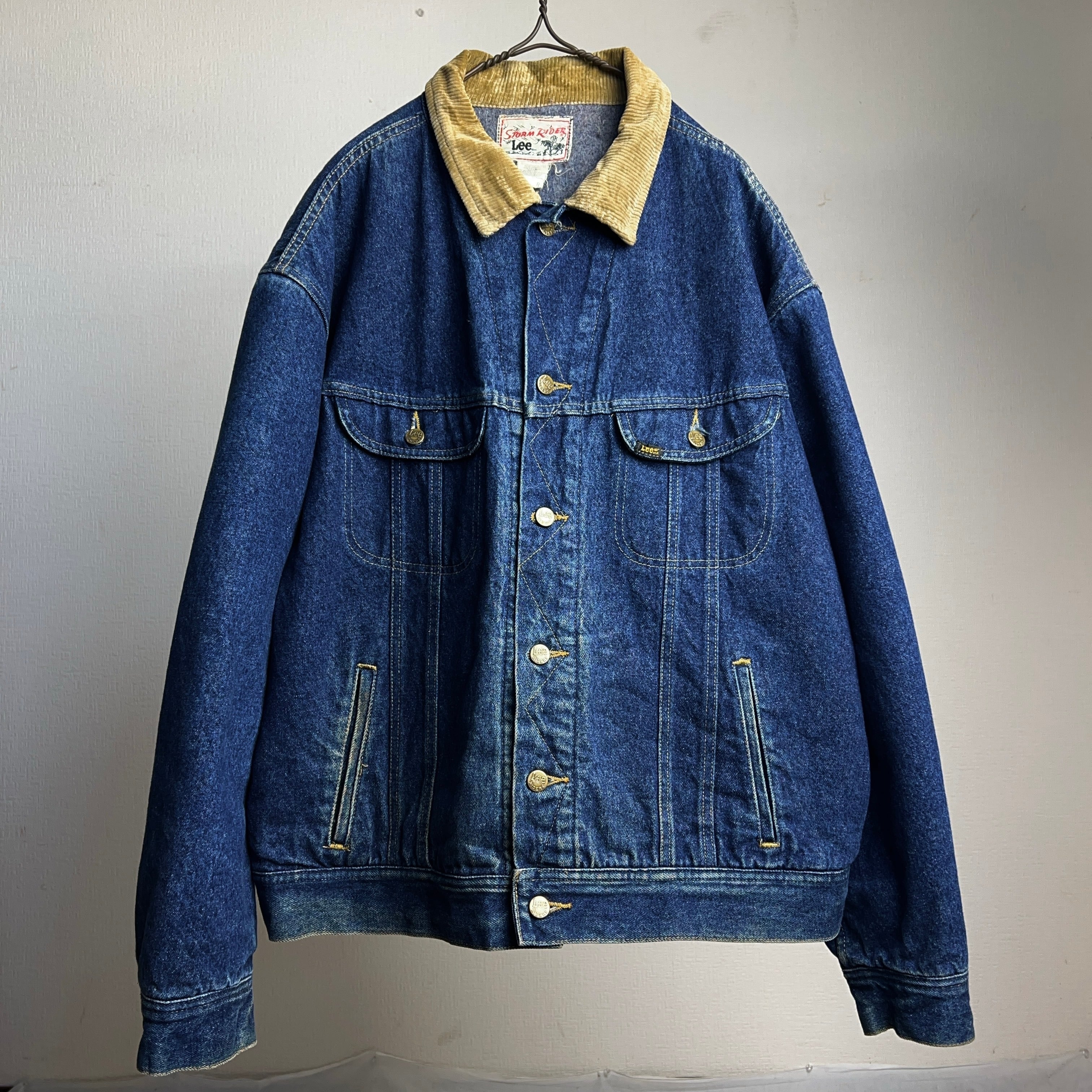 90's~00's Lee 101-LJ STORM RIDER Denim Jacket SIZE XXL 90年代 00