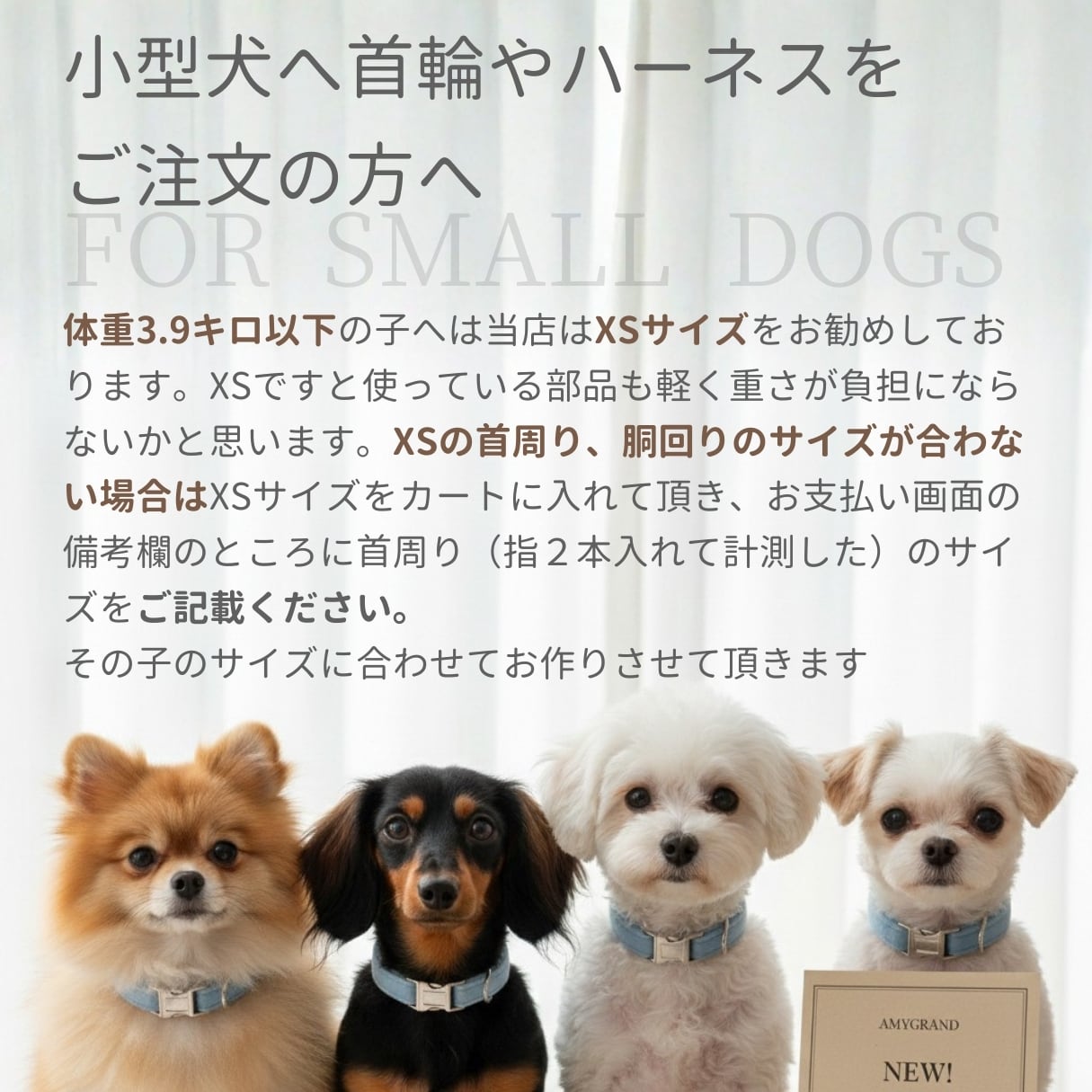 ベルベット×スモーキーピンク】迷子札付犬の首輪・選べるリード