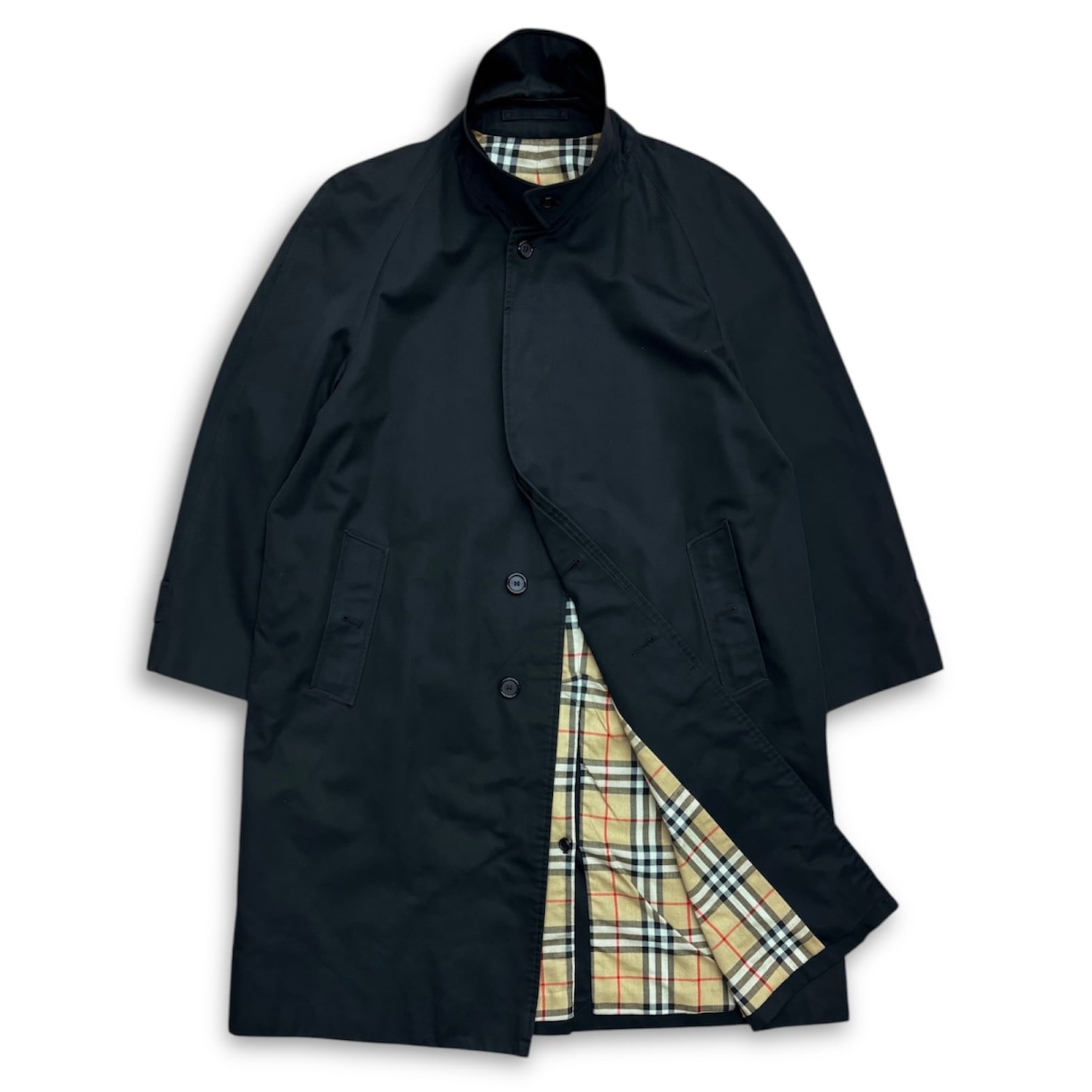 バーバリー❤︎コート リバーシブル チェック ギャバジン カーコート (アーカイブベージュ