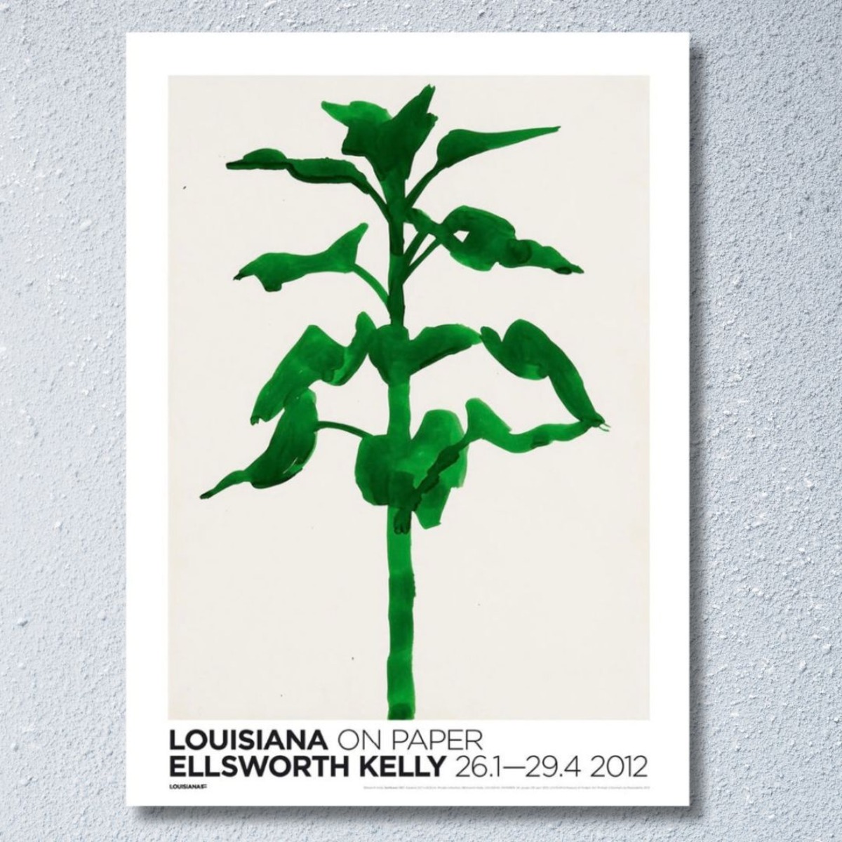 世界一美しい美術館” から Ellsworth Kelly - Sunflower (1957) Poster 