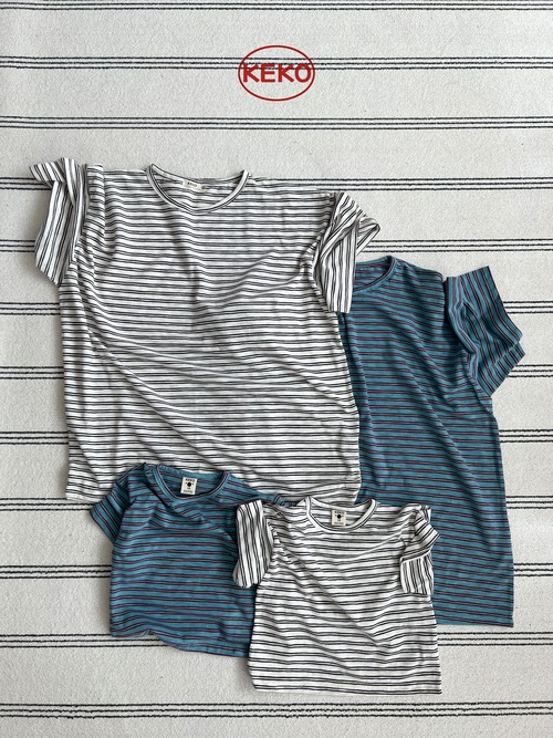 KEKO［取寄］adult / border tee 26summer K잔잔줄T(MOM)