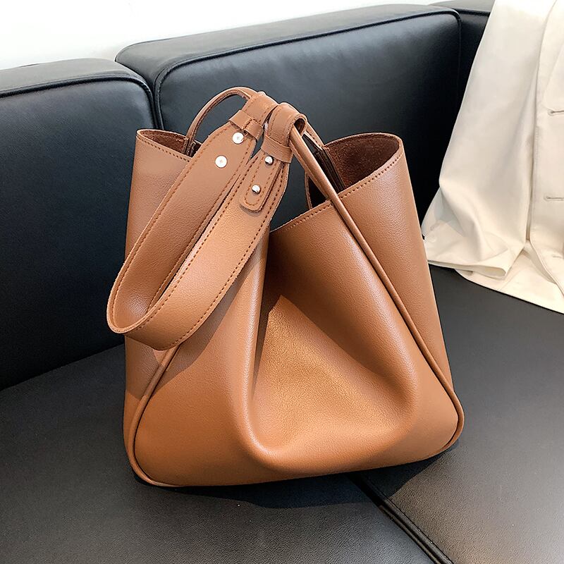 サマーショルダーバッグスタンダード レトロ 夏物 トートバッグ 手作りハンドバック10272031150