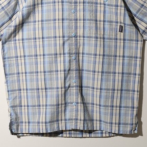 美品 M 09年 Puckerware Shirt Patagonia パッカーウェアシャツ パタゴニア  シアサッカー