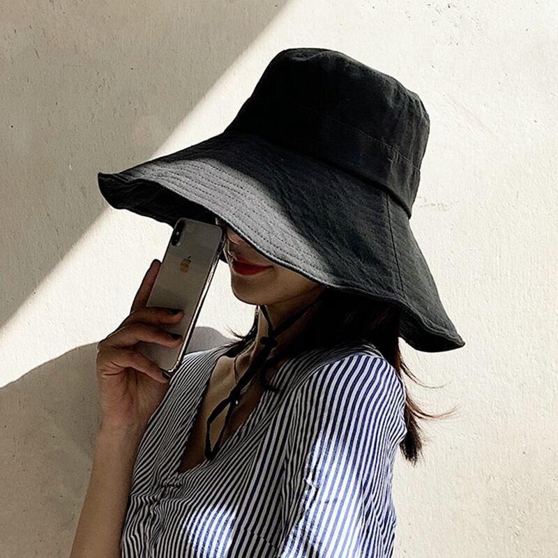 ブラックカジュアル ロング 帽子 ブラック・アイド・ピーズ21806224039