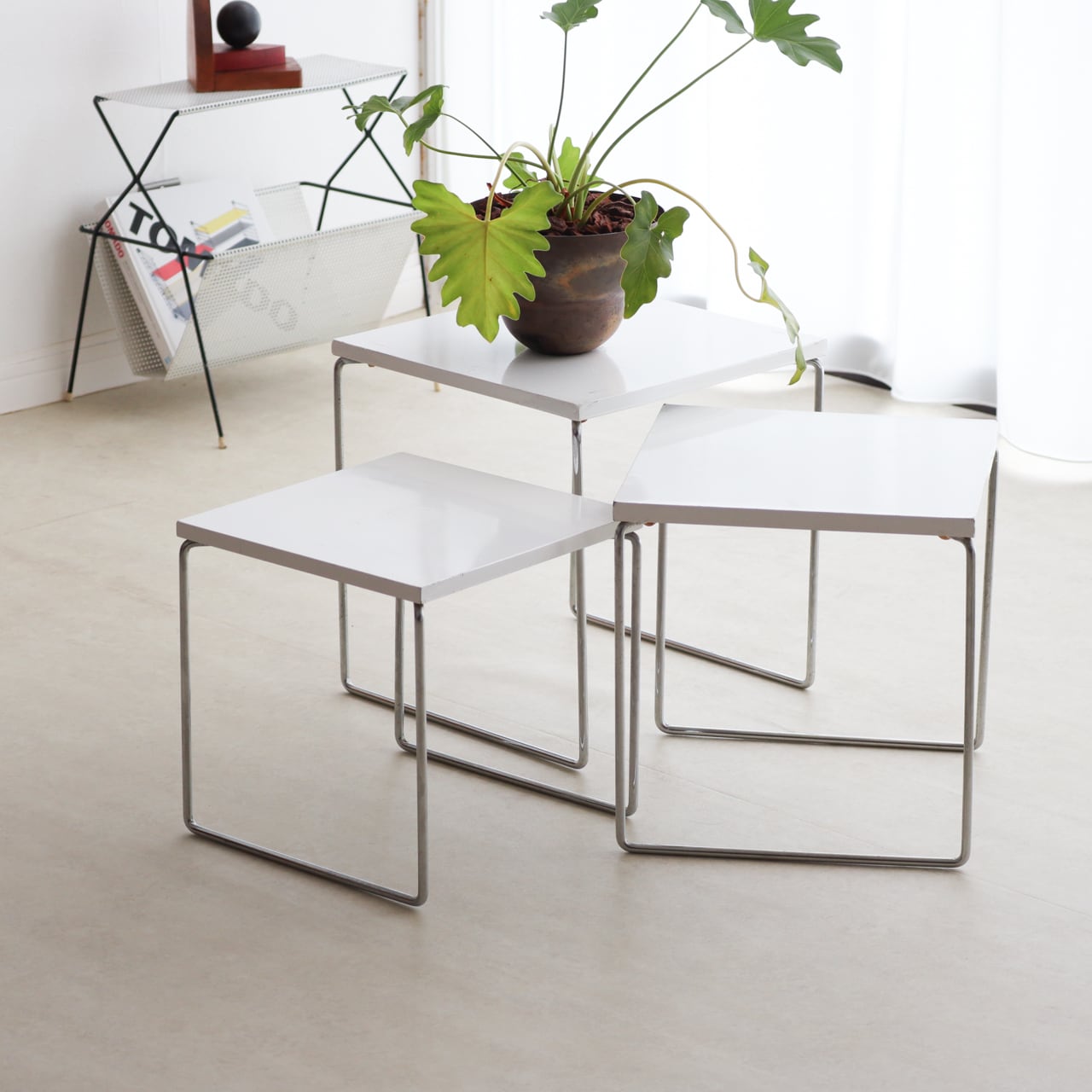 DUTCH NEST TABLE (3steps) | BRABANTIA | 1960s