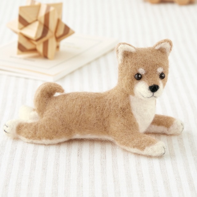 伏せポーズ柴犬のマスコット手作りキット 羊毛フェルトで作る犬のぬいぐるみ 手芸パック 自由研究 しば犬 いぬ 幸せデリバリー ギフト 結婚式アイテム 手芸用品の通販 伏せポーズ柴犬のマスコット手作りキット 羊毛フェルトで作る犬のぬいぐるみ 手芸パック 自由研究 しば犬 いぬ 幸せデリバリー ギフト 結婚式アイテム 手芸用品の通販