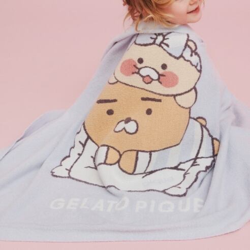 【gelato pique】KAKAO FRIENDSコラボ スムース ブランケット