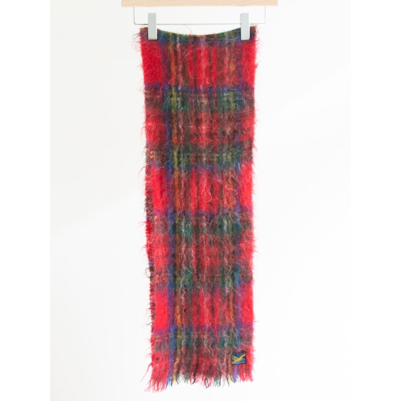【GARTMORN】Made in Scotland Mohair Check Scarf（スコットランド製 モヘヤチェックマフラー）