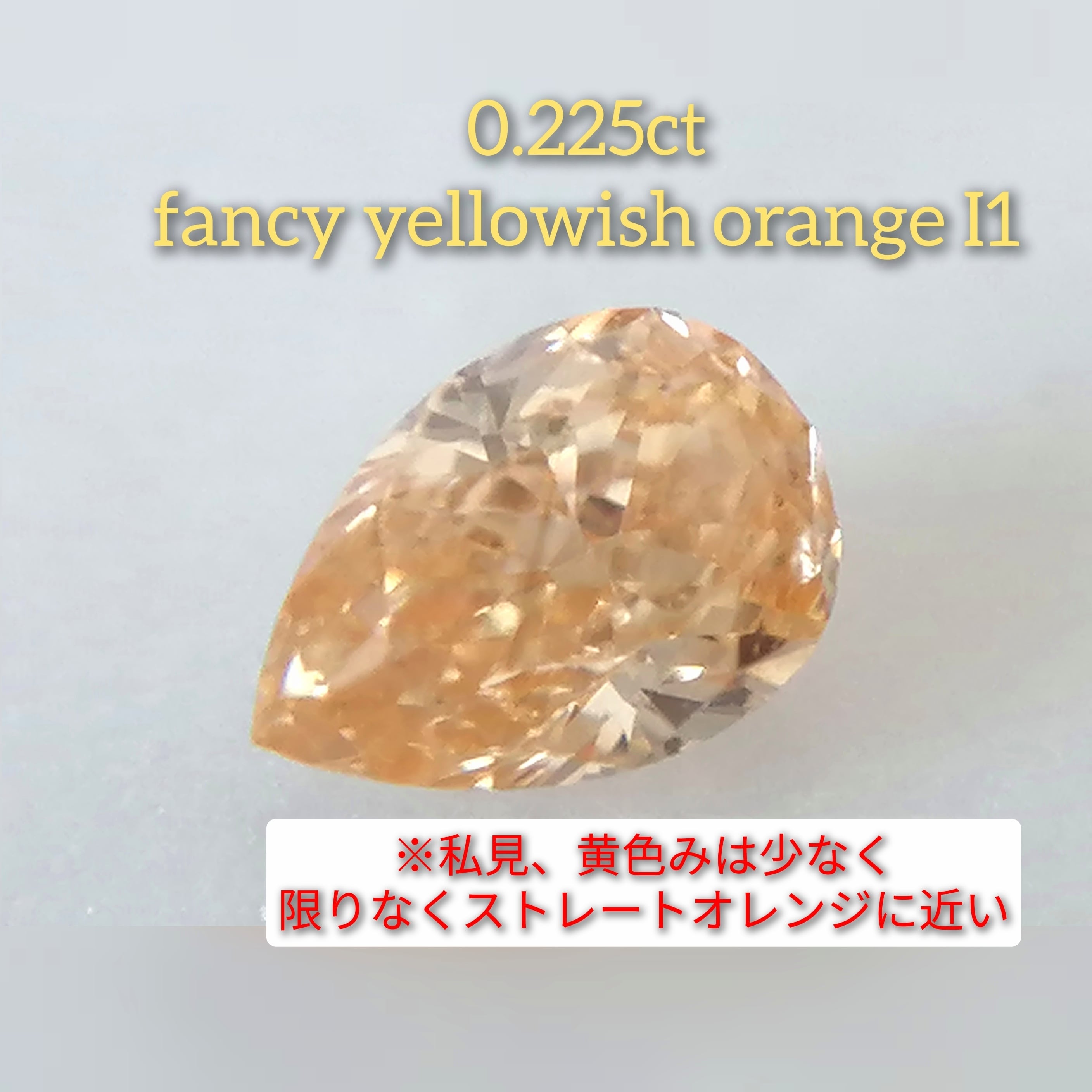 FANCY YELLOW GREEN 0.074ct RD/RT2094/CGLの+colabcard.com.br