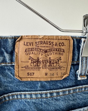 -Levi's- Vintage 90s W34L34 517 Denim Pants made in USA