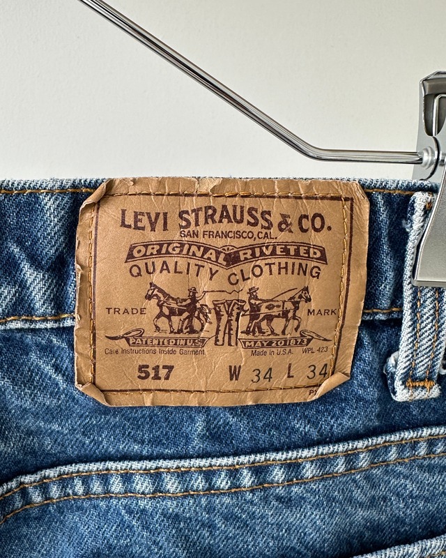 -Levi's- Vintage 90s W34L34 517 Denim Pants made in USA