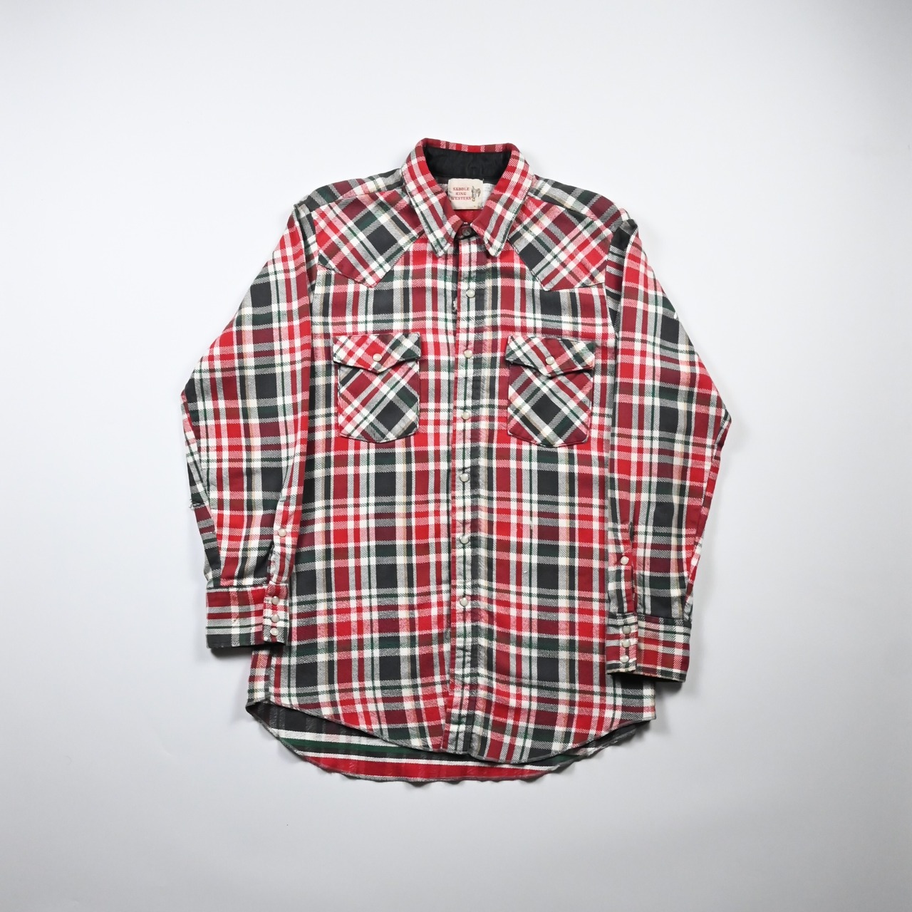 saddlekingwestern Ctton Flannel Shirt