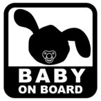 Dolly's "BABY ON BOARD" Magnet Sticker - [マグネットステッカー]