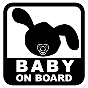 Dolly's "BABY ON BOARD" Magnet Sticker - [マグネットステッカー]