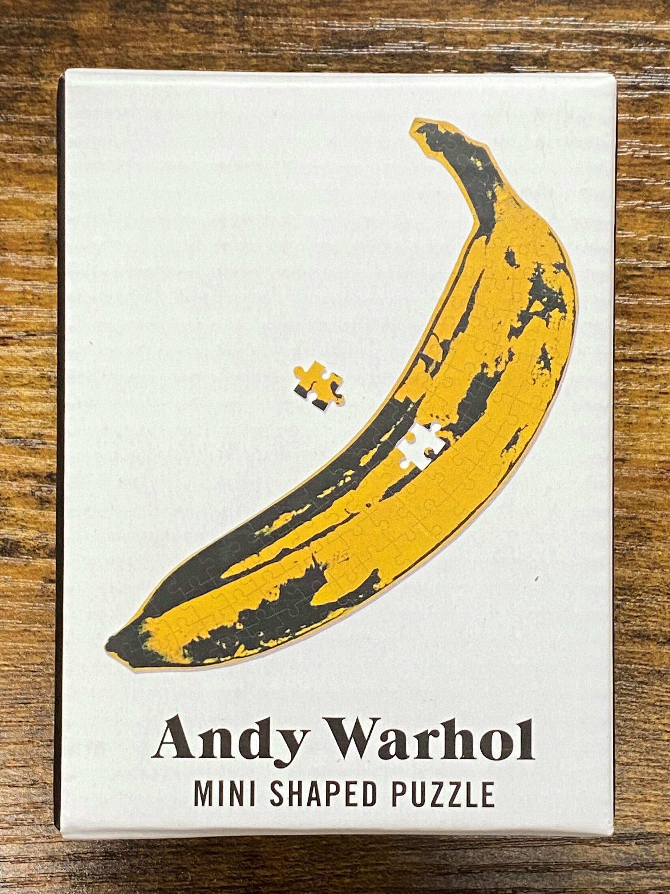 ANDY WARHOL "BANANA MINI SHAPED PAZZLE"
