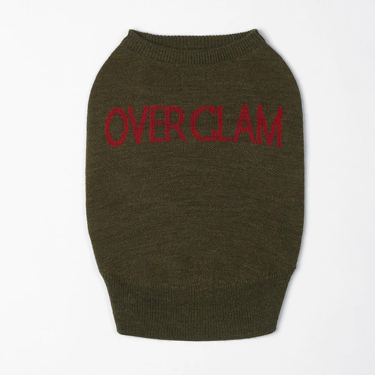 OVERGLAM LOGO JUMPER(Olive) / OVER GLAM