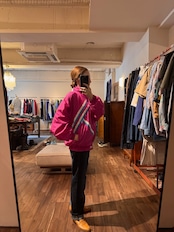 FLAGSHIP 80's ピンクレトロナイロンブルゾン