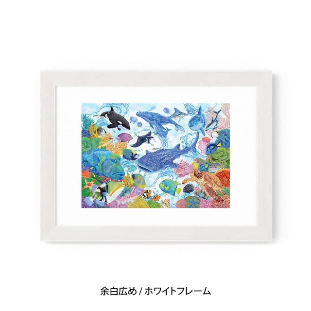 A5｜海宴舞図 第一景（フレームあり）