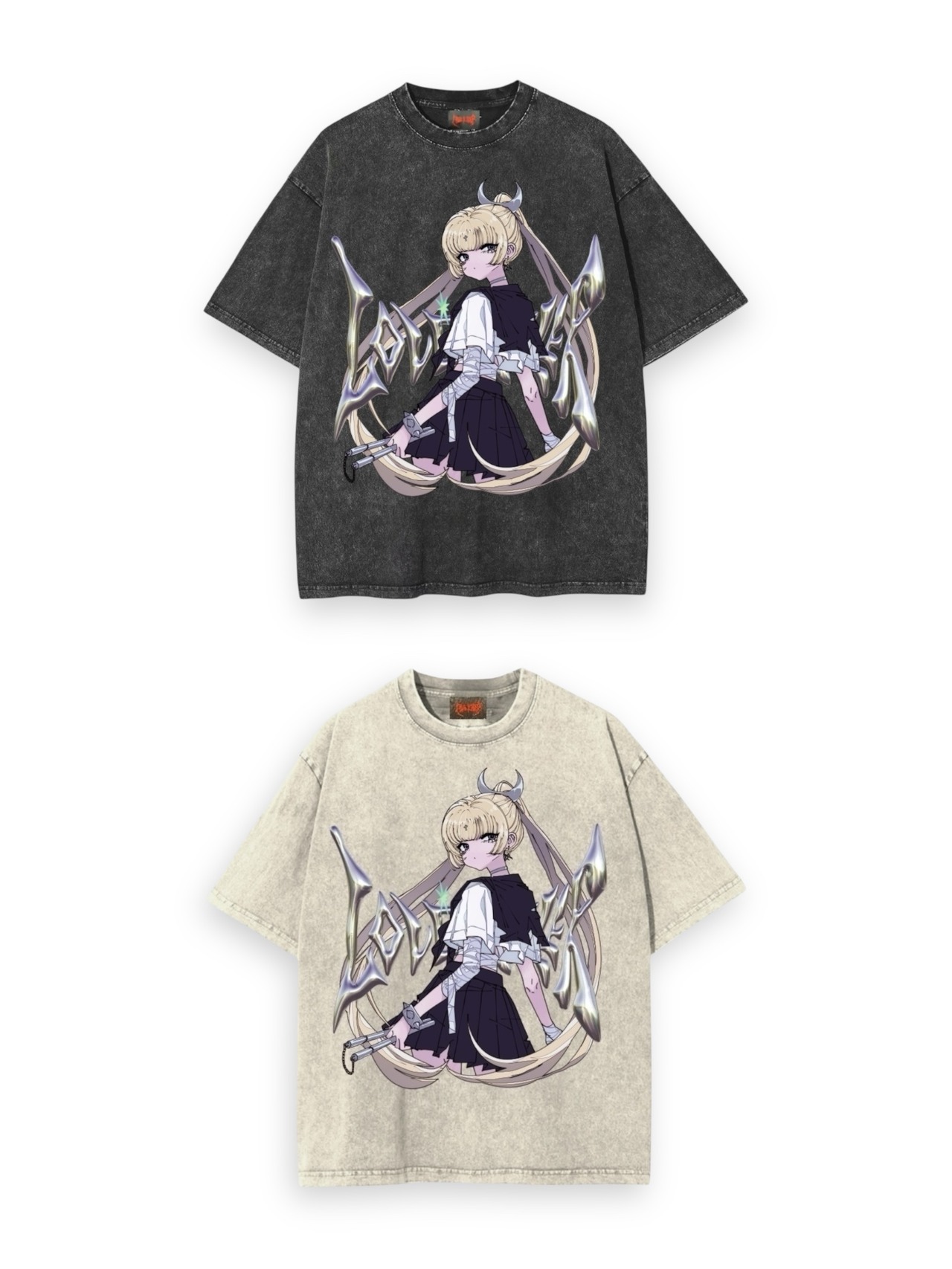 【LOVE KILLER】Killer moon warrior graphic logo T-shirt by Yoshito