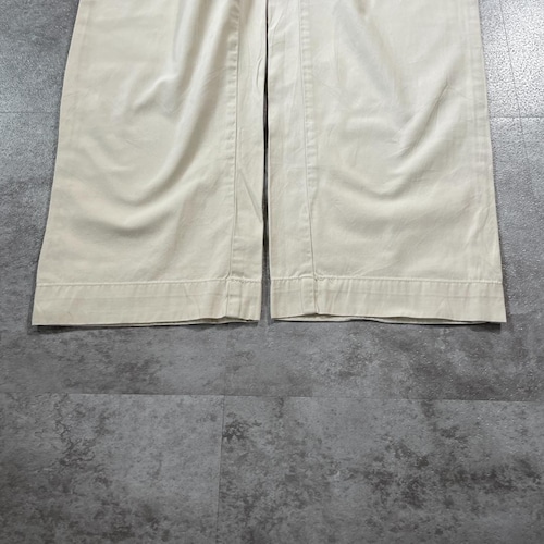 90-00s Ralph Lauren 33/30 ベージュチノパンツ 詳細写真15