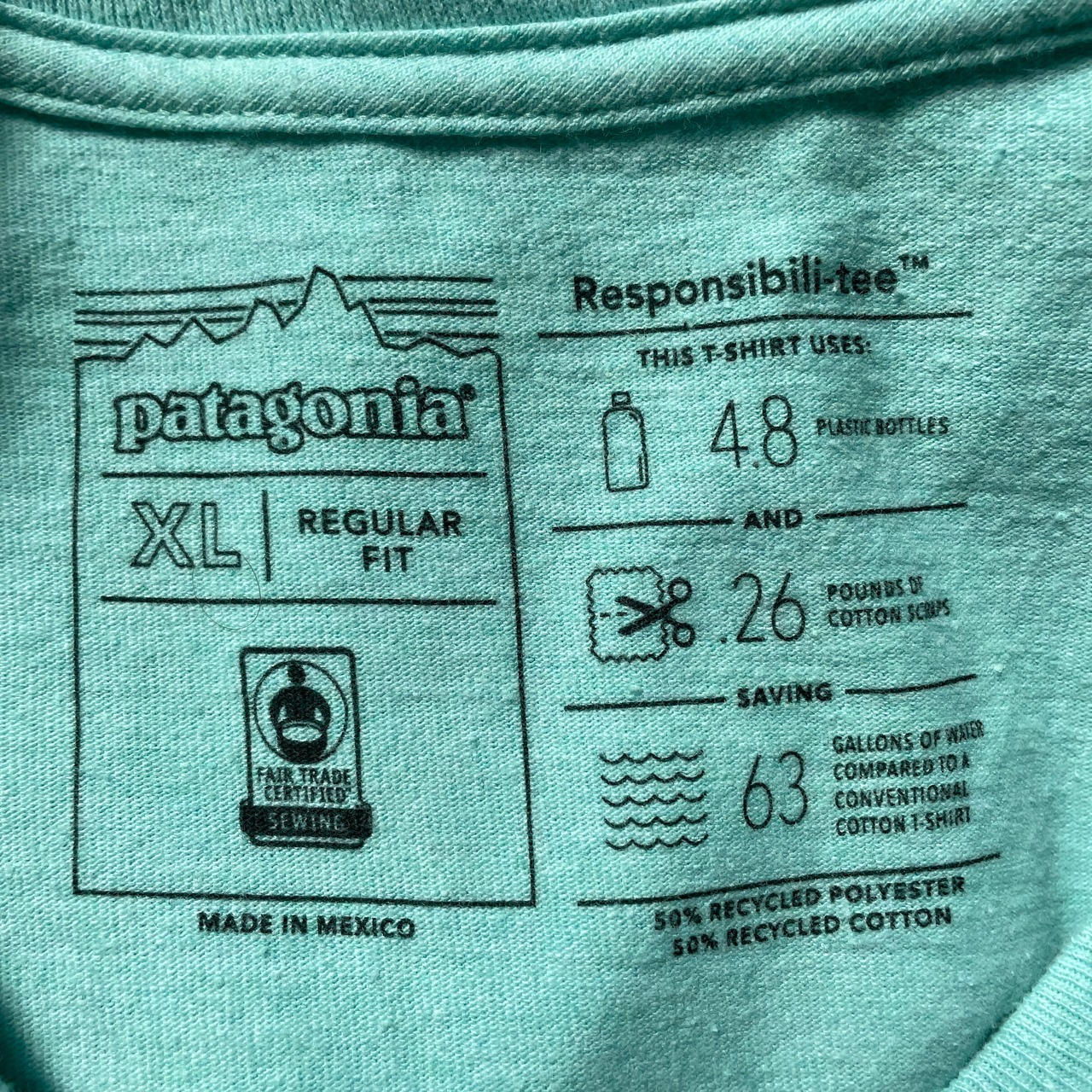 patagonia パタゴニア 胸ロゴ フィッシュロイ バックプリント Tシャツ 