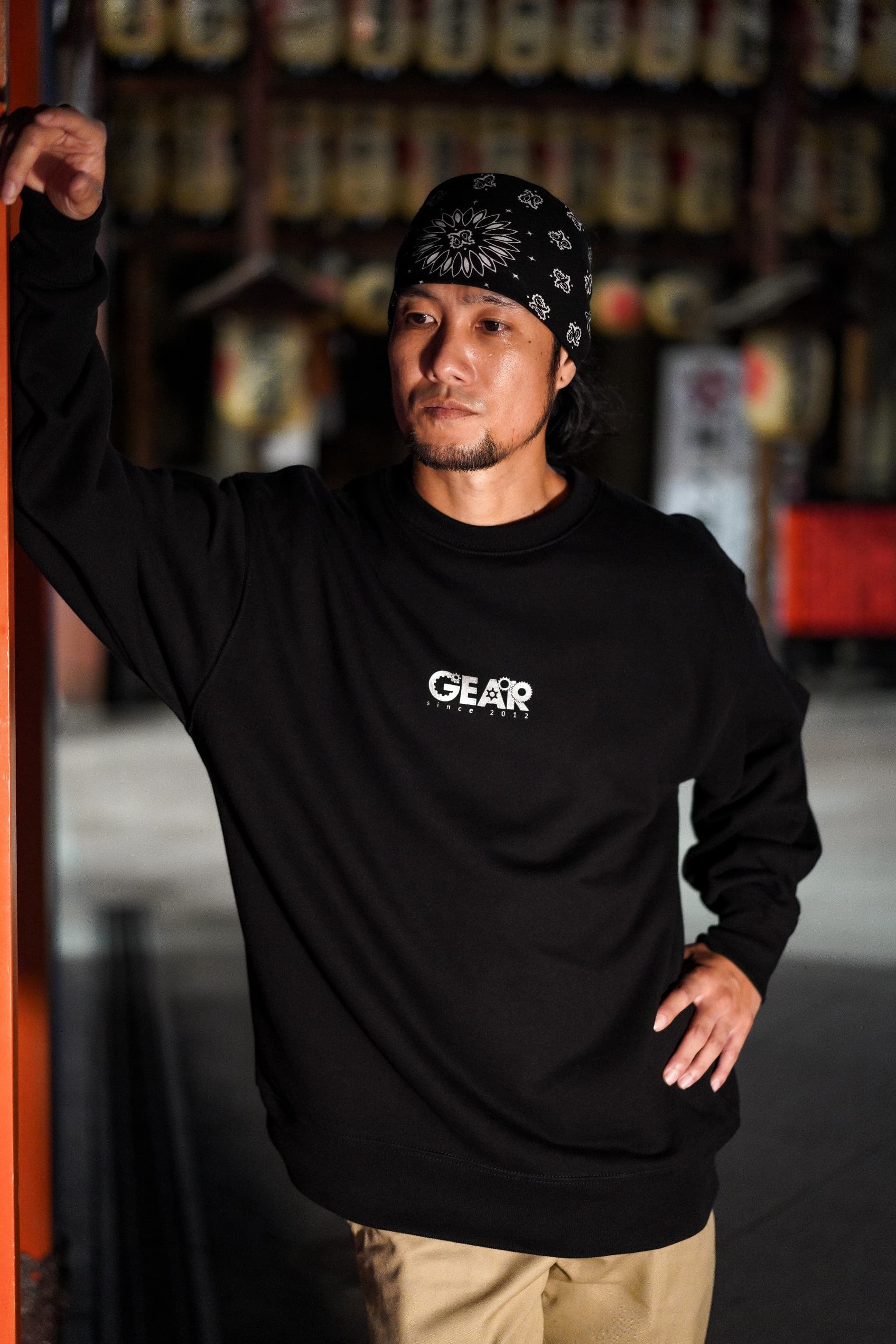 スウェット【黒】 | 『ギア-GEAR-』オンラインストア：ハグルマ商店