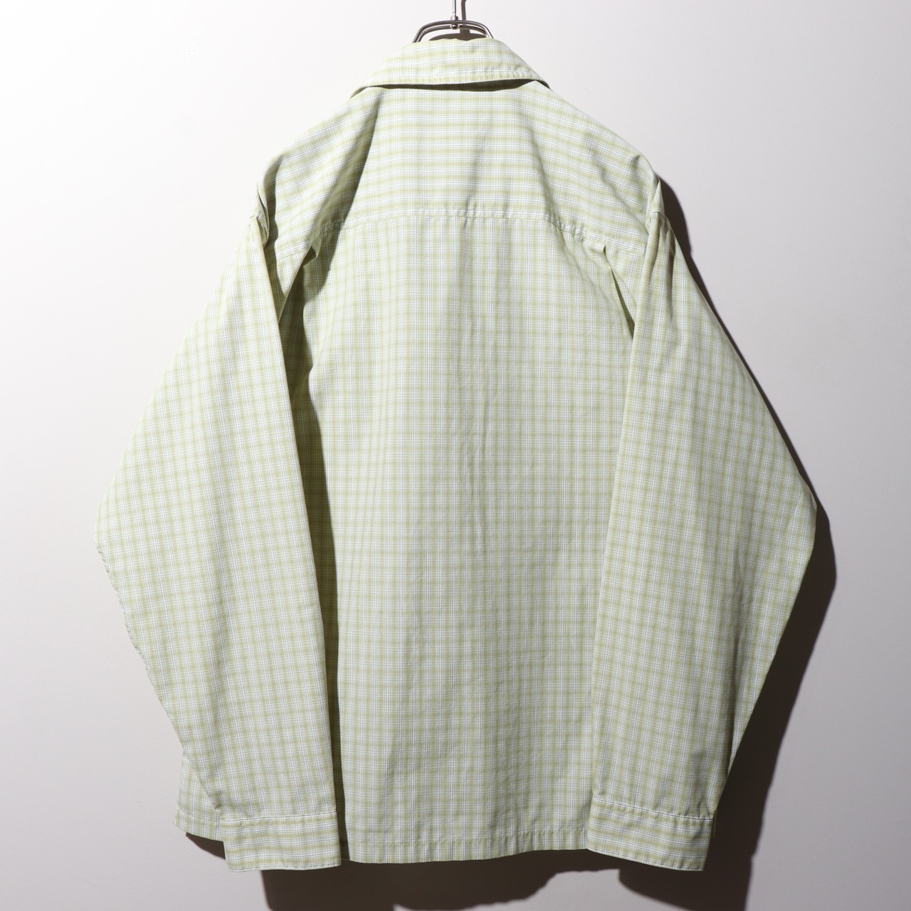 美品 M 09年 長袖 ライトグリーン アイランドホッパーシャツ Patagonia パタゴニア 緑 island hopper shirt