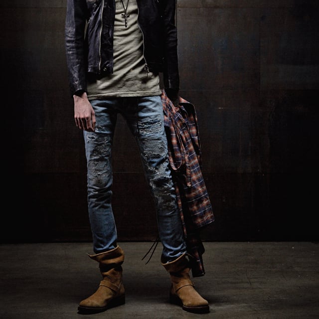 STRUM ストラム アパレル ウェア】13oz セルビッチデニム クラッシュ+