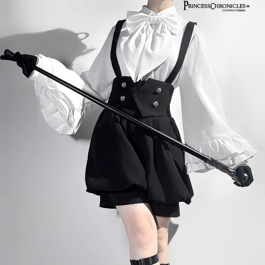 王子系ロリィタ 長袖シャツ 少年装×コンカフェ向け｜WithU | ゴスロリ