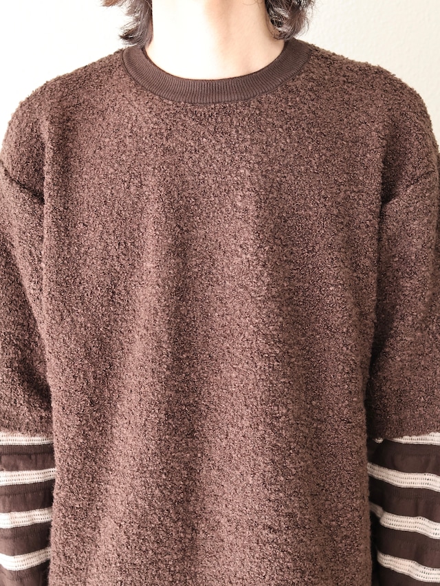 【ISA BOULDER】REPEAT STRIPE TOP/soil