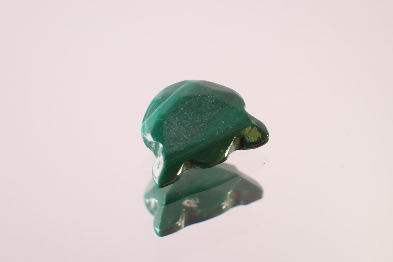 マラカイト(猫カット)　1.24ct　[D11‐338]