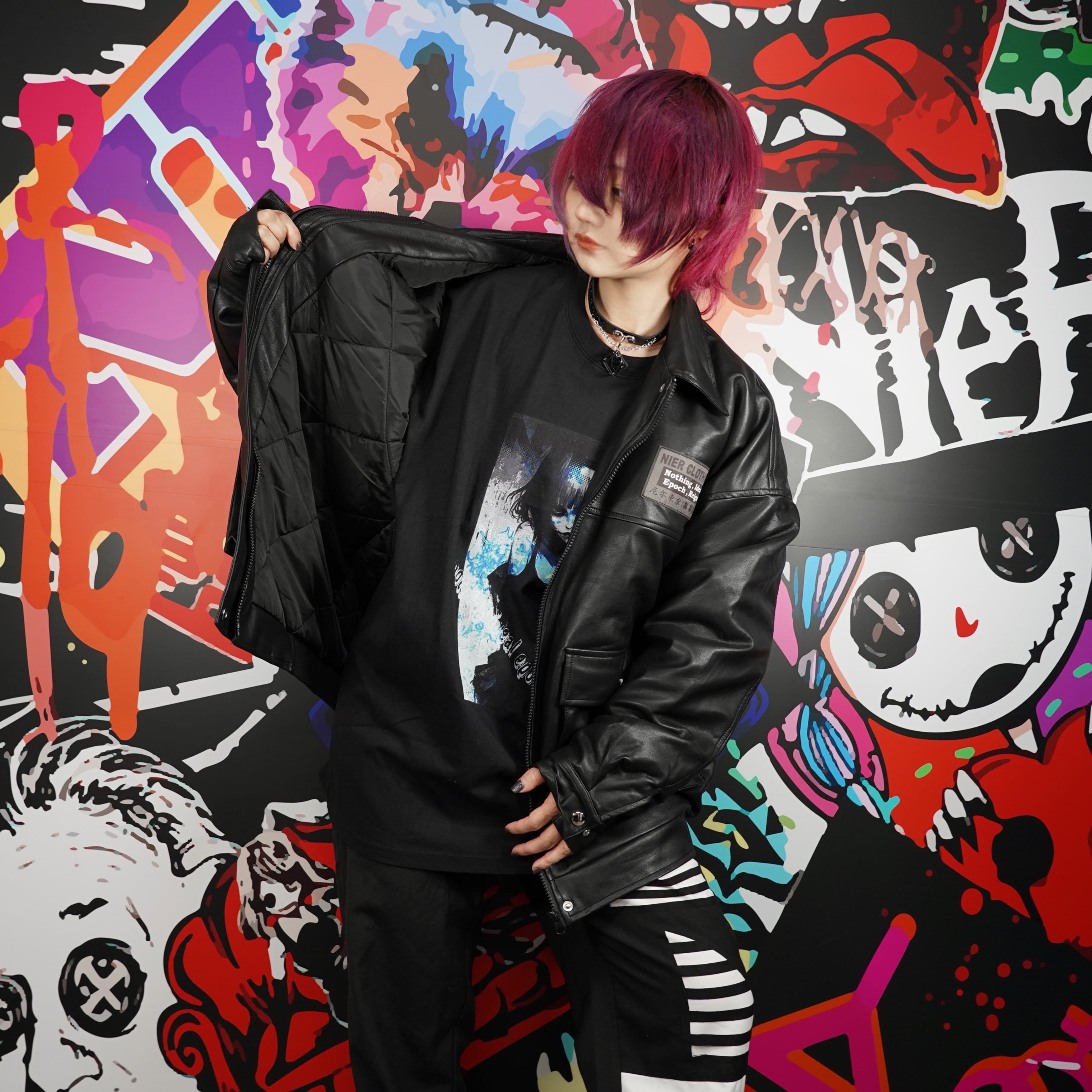 内側防寒キルティング PU LEATHER OUTER | NIER CLOTHING