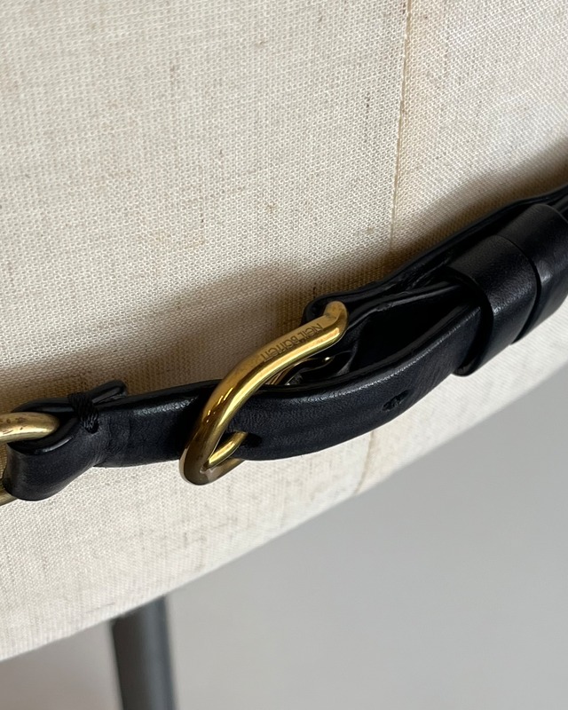 【Neil Barret】rope switching leather belt