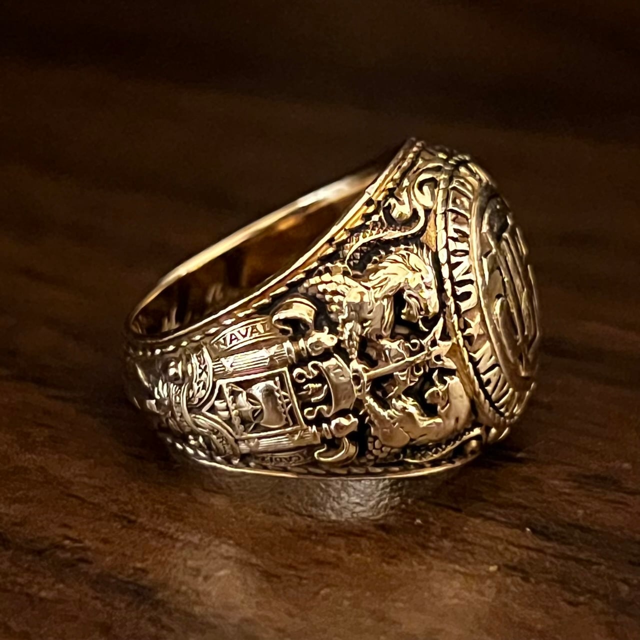 VINTAGE TIFFANY & CO. United States Naval Academy 1937 Class Ring