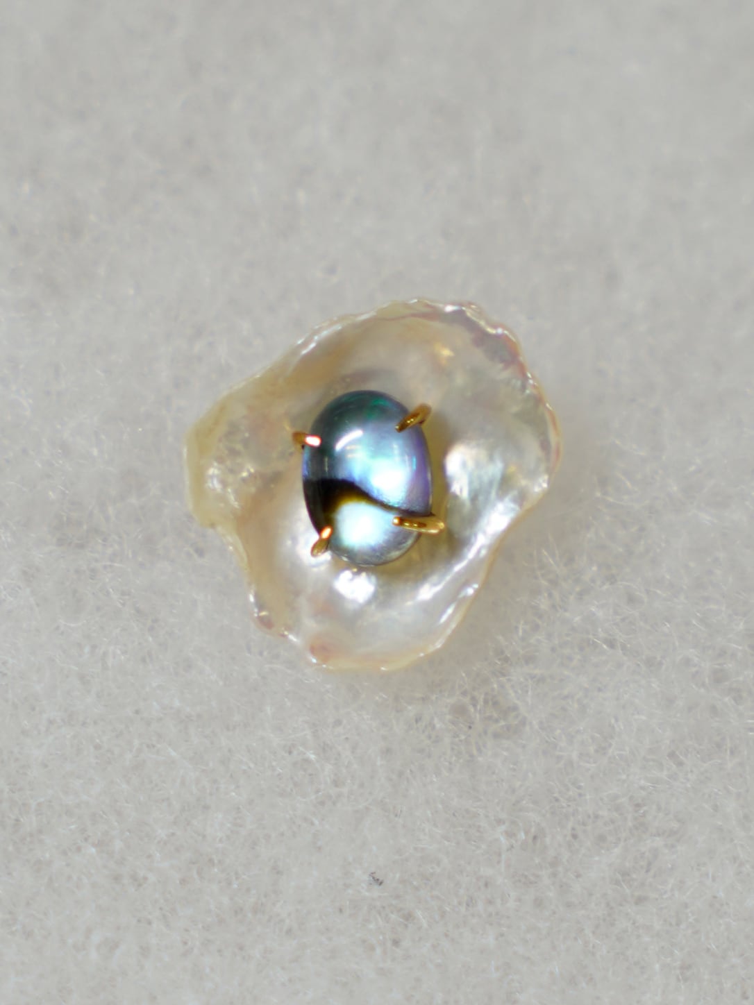 (SV)Thalatta pierced(Seashell Quartz)