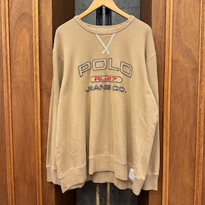 POLO JEANS CO LOGO SWEAT SHIRT BEIGE ⑧