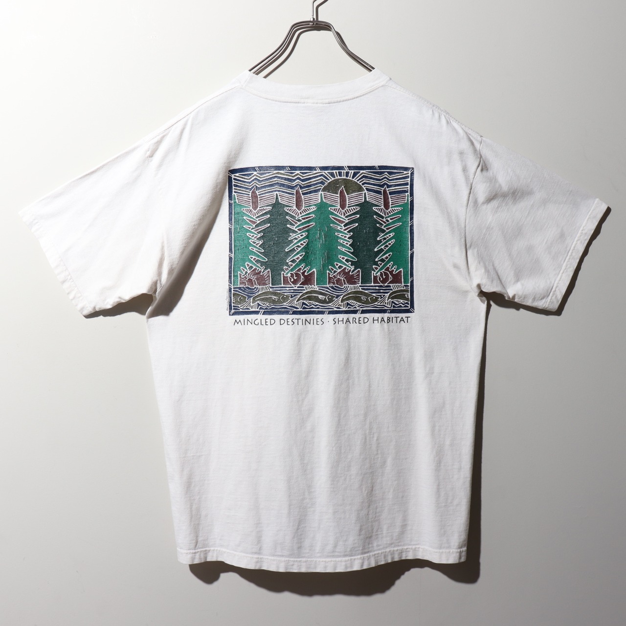 Mint Condition L Patagonia USA パタゴニア オフホワイト Tシャツ 生成り ナチュラル 80s 90s